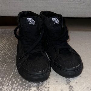 Vans Kids Black High-Top Sneakers
